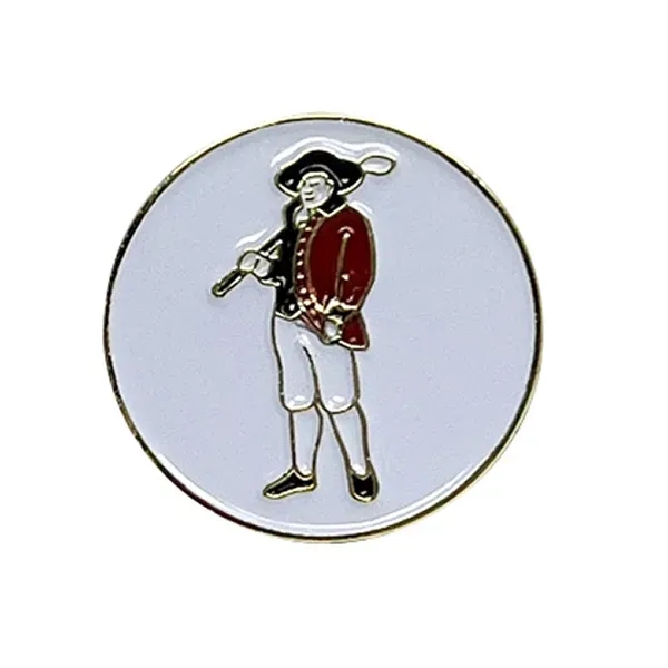 Die-Struck Golf Ball Marker - Die-Struck Golf Ball Marker - Image 1 of 2