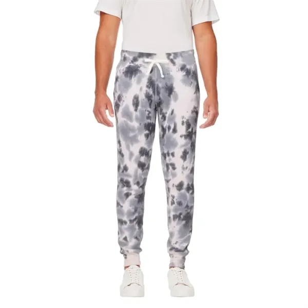 J America Adult Tie Dye Fleece Jogger - J America Adult Tie Dye Fleece Jogger - Image 1 of 7