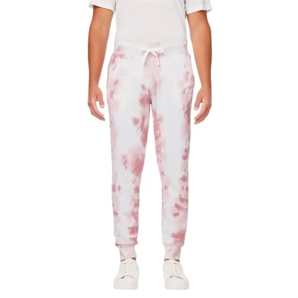 J America Adult Tie Dye Fleece Jogger - J America Adult Tie Dye Fleece Jogger - Image 2 of 7