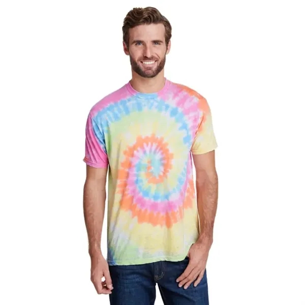 Tie-Dye Adult Burnout Festival T-Shirt - Tie-Dye Adult Burnout Festival T-Shirt - Image 4 of 7