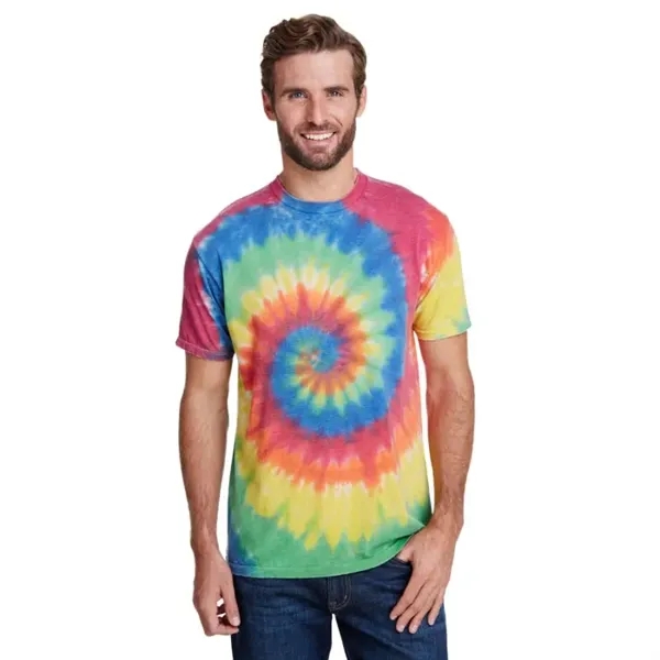 Tie-Dye Adult Burnout Festival T-Shirt - Tie-Dye Adult Burnout Festival T-Shirt - Image 5 of 7
