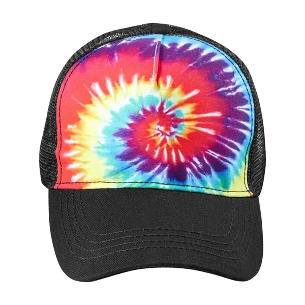 Tie-Dye Adult Trucker Hat - Tie-Dye Adult Trucker Hat - Image 4 of 7