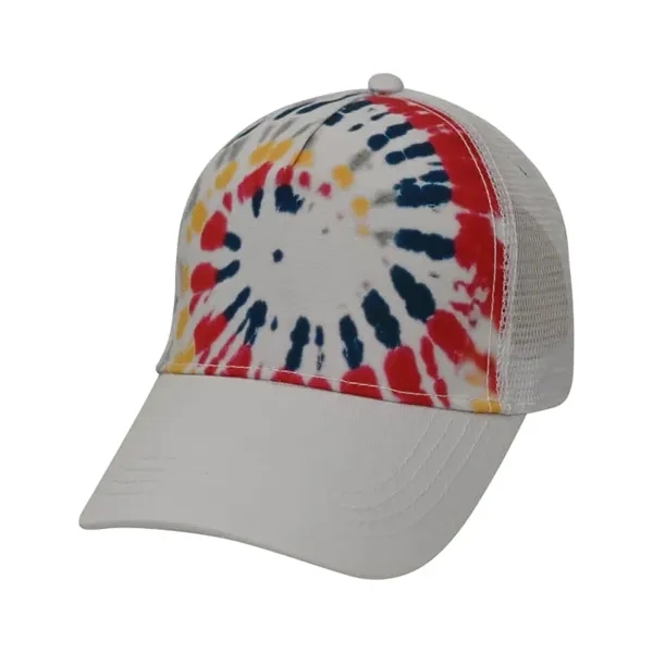Tie-Dye Adult Trucker Hat - Tie-Dye Adult Trucker Hat - Image 6 of 7