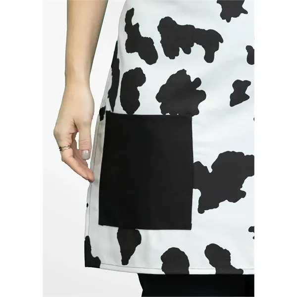 Single Pocket Cow Print Apron - Single Pocket Cow Print Apron - Image 4 of 5