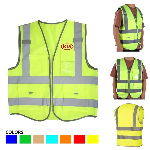 Dark-Night Reflective Safety Vest - Dark-Night Reflective Safety Vest - Image 0 of 8