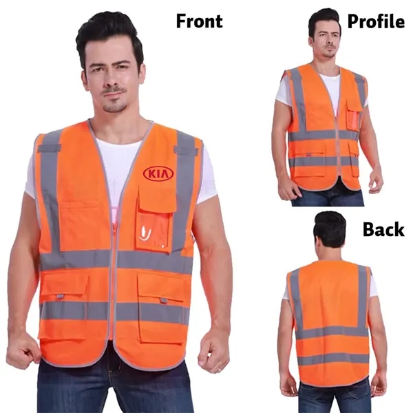 Dark-Night Reflective Safety Vest - Dark-Night Reflective Safety Vest - Image 8 of 8