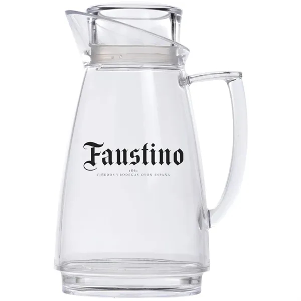 64oz. Plug Lid Acrylic Pitcher - 64oz. Plug Lid Acrylic Pitcher - Image 0 of 7