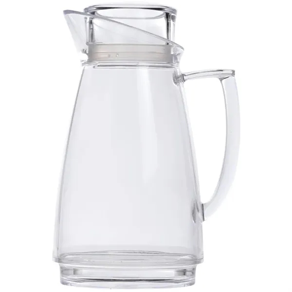 64oz. Plug Lid Acrylic Pitcher - 64oz. Plug Lid Acrylic Pitcher - Image 1 of 7