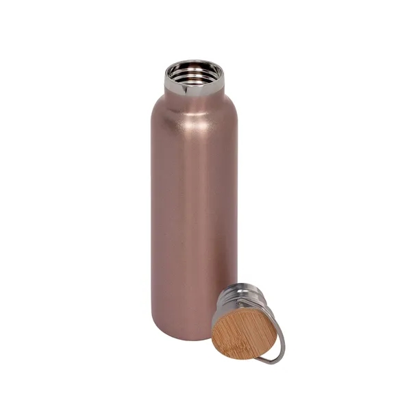 Prime Line 20oz Vacuum Insulated Water Bottle With Bamboo... - Prime Line 20oz Vacuum Insulated Water Bottle With Bamboo... - Image 2 of 11