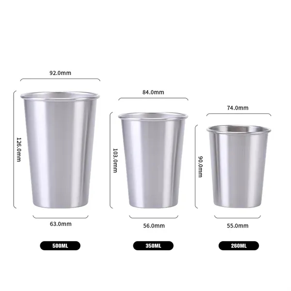 Stainless Steel Beer Mug Portable Water Cup - Stainless Steel Beer Mug Portable Water Cup - Image 3 of 5