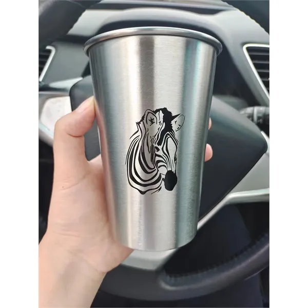 Stainless Steel Beer Mug Portable Water Cup - Stainless Steel Beer Mug Portable Water Cup - Image 5 of 5