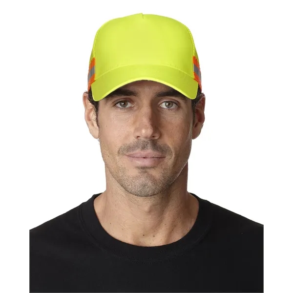 Adams Trucker Reflector High-Visibility Constructed Cap - Adams Trucker Reflector High-Visibility Constructed Cap - Image 14 of 16