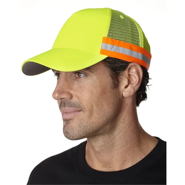 Adams Trucker Reflector High-Visibility Constructed Cap - Adams Trucker Reflector High-Visibility Constructed Cap - Image 16 of 16