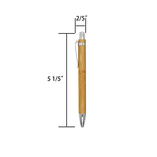 Eco-Friendly Bamboo Press Type Ballpoint Pen - Eco-Friendly Bamboo Press Type Ballpoint Pen - Image 1 of 3