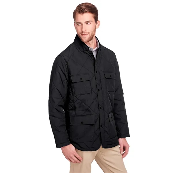 UltraClub Men's Dawson Quilted Hacking Jacket - UltraClub Men's Dawson Quilted Hacking Jacket - Image 11 of 17