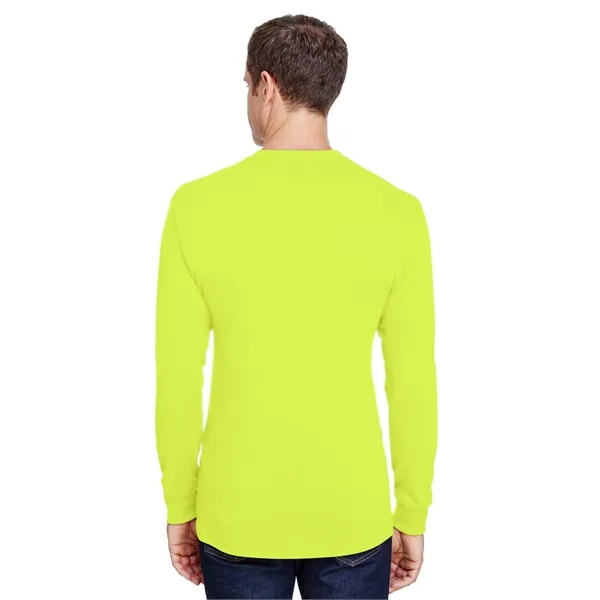 Hanes Adult Workwear Long-Sleeve Pocket T-Shirt - Hanes Adult Workwear Long-Sleeve Pocket T-Shirt - Image 28 of 36
