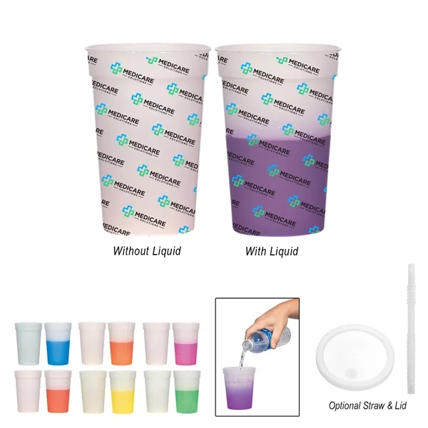 16 Oz. Full Color Mood Stadium Cup - 16 Oz. Full Color Mood Stadium Cup - Image 0 of 14