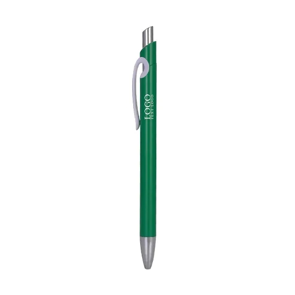 Solid Plastic Ballpoint Click Pen - Solid Plastic Ballpoint Click Pen - Image 5 of 10