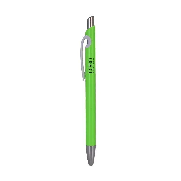 Solid Plastic Ballpoint Click Pen - Solid Plastic Ballpoint Click Pen - Image 6 of 10