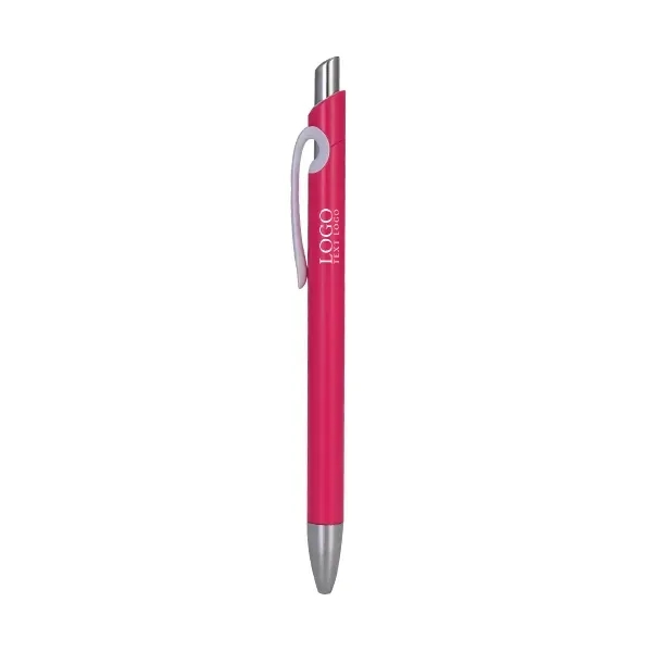 Solid Plastic Ballpoint Click Pen - Solid Plastic Ballpoint Click Pen - Image 8 of 10