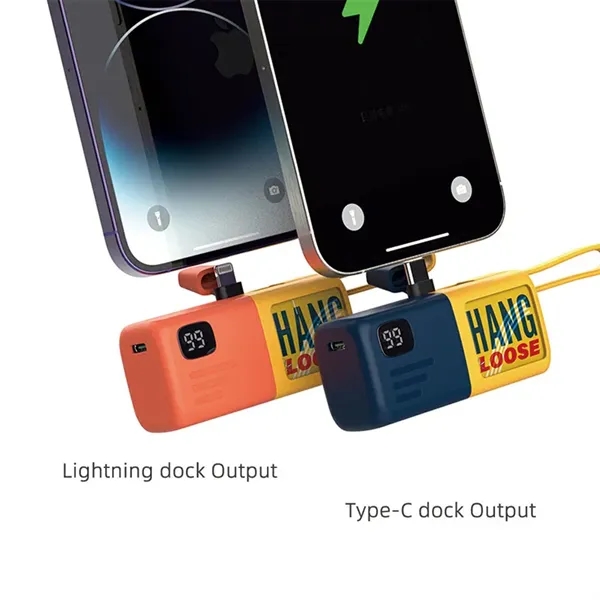 Cartoon Plug-In Mobile Power Supply with Built-In Cable - Cartoon Plug-In Mobile Power Supply with Built-In Cable - Image 3 of 4