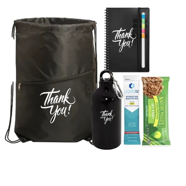 Welcome Bag with Journal, Sport Bottle and Snacks - Welcome Bag with Journal, Sport Bottle and Snacks - Image 2 of 2