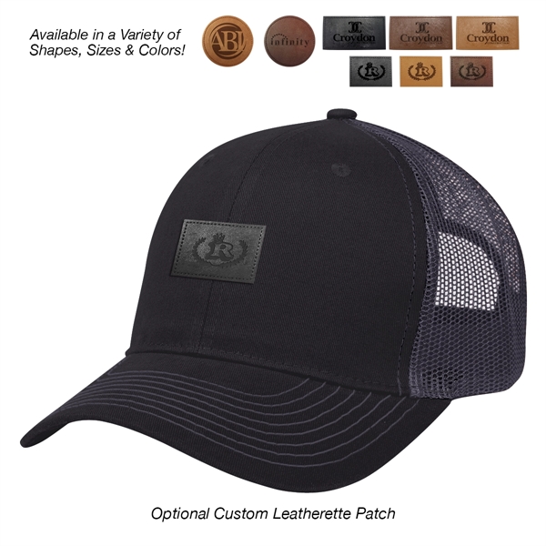 Cotton Twill Mesh Back Cap - Cotton Twill Mesh Back Cap - Image 33 of 48