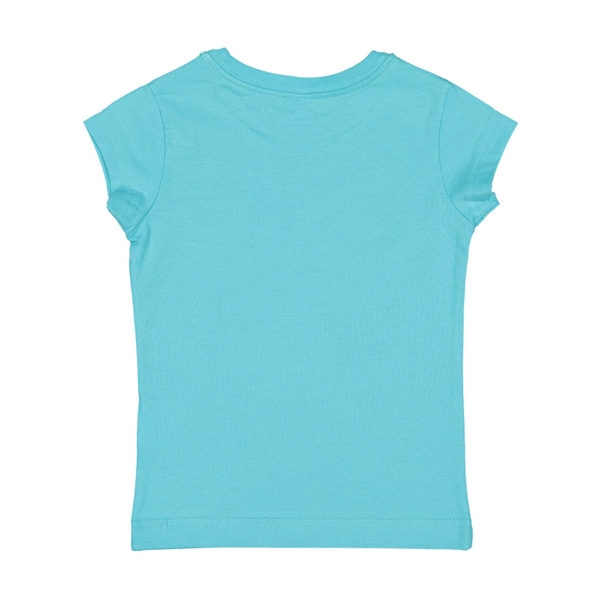 Rabbit Skins Toddler Girls Fine Jersey Tee - Rabbit Skins Toddler Girls Fine Jersey Tee - Image 35 of 45