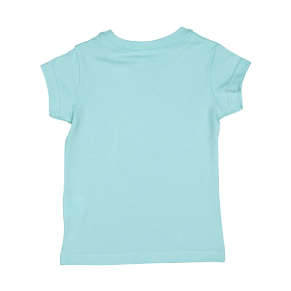 Rabbit Skins Toddler Girls Fine Jersey Tee - Rabbit Skins Toddler Girls Fine Jersey Tee - Image 37 of 45