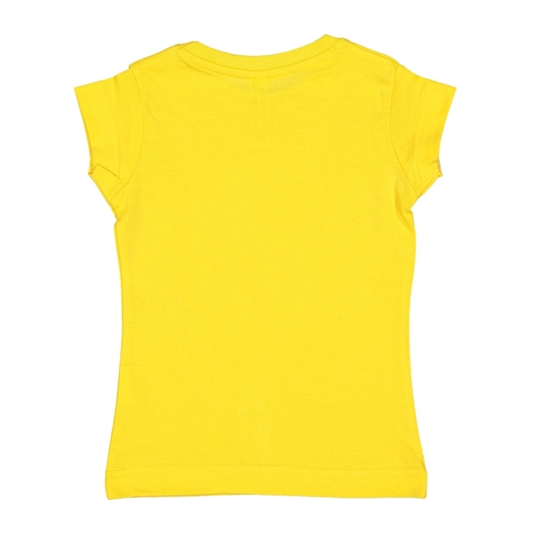 Rabbit Skins Toddler Girls Fine Jersey Tee - Rabbit Skins Toddler Girls Fine Jersey Tee - Image 45 of 45