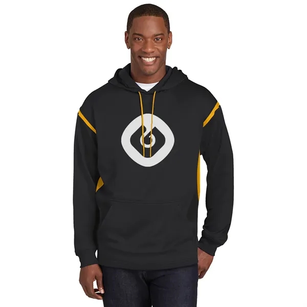 Sport-Tek® Tech Fleece Colorblock Hooded Sweatshirt - Sport-Tek® Tech Fleece Colorblock Hooded Sweatshirt - Image 0 of 9