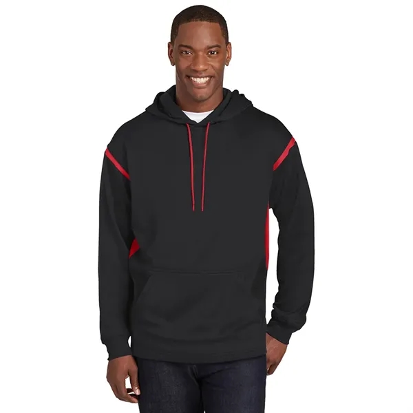 Sport-Tek® Tech Fleece Colorblock Hooded Sweatshirt - Sport-Tek® Tech Fleece Colorblock Hooded Sweatshirt - Image 2 of 9