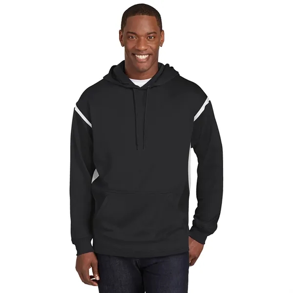 Sport-Tek® Tech Fleece Colorblock Hooded Sweatshirt - Sport-Tek® Tech Fleece Colorblock Hooded Sweatshirt - Image 3 of 9