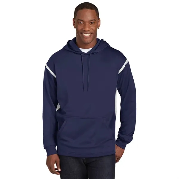 Sport-Tek® Tech Fleece Colorblock Hooded Sweatshirt - Sport-Tek® Tech Fleece Colorblock Hooded Sweatshirt - Image 8 of 9