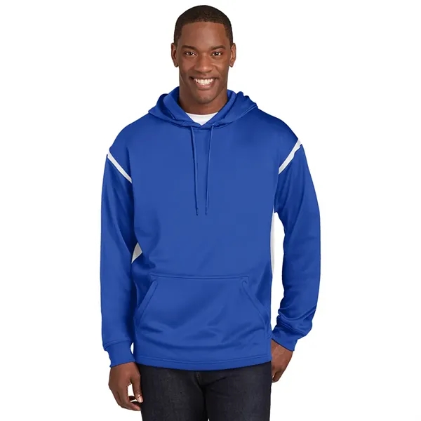 Sport-Tek® Tech Fleece Colorblock Hooded Sweatshirt - Sport-Tek® Tech Fleece Colorblock Hooded Sweatshirt - Image 9 of 9