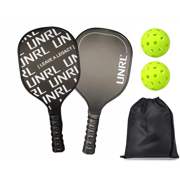 Wooden Pickleball Set with 2 Paddles and Balls - Wooden Pickleball Set with 2 Paddles and Balls - Image 0 of 0