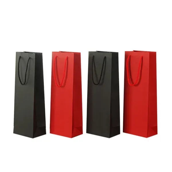 European Heavy Wine Paper Bag - Matte Laminated - European Heavy Wine Paper Bag - Matte Laminated - Image 3 of 14