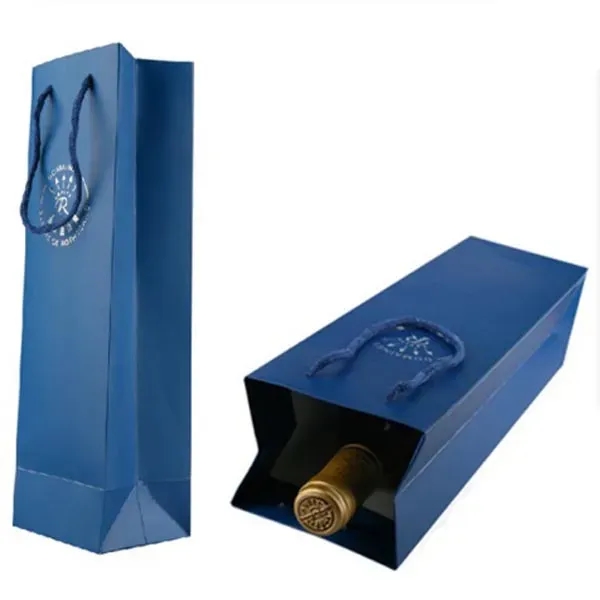 European Heavy Wine Paper Bag - Matte Laminated - European Heavy Wine Paper Bag - Matte Laminated - Image 5 of 14