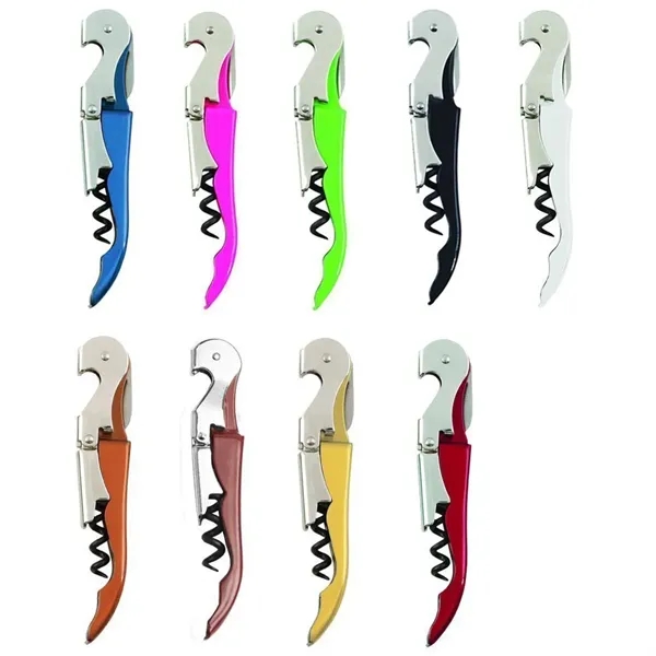 Classic Stainless Steel And ABS Corkscrew Wine Bottle Opener - Classic Stainless Steel And ABS Corkscrew Wine Bottle Opener - Image 1 of 13