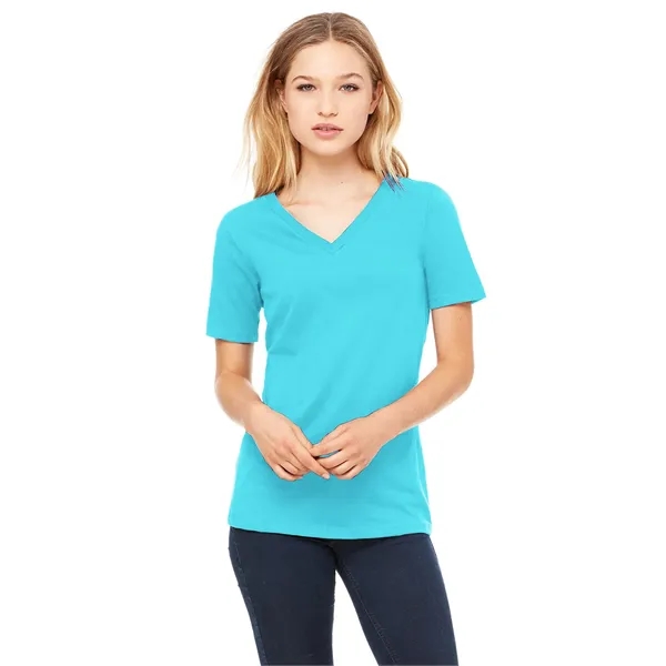 Bella + Canvas Ladies' Relaxed Jersey V-Neck T-Shirt - Bella + Canvas Ladies' Relaxed Jersey V-Neck T-Shirt - Image 68 of 218