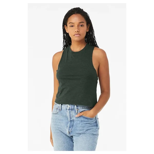 Bella + Canvas Ladies' Racerback Cropped Tank - Bella + Canvas Ladies' Racerback Cropped Tank - Image 40 of 116