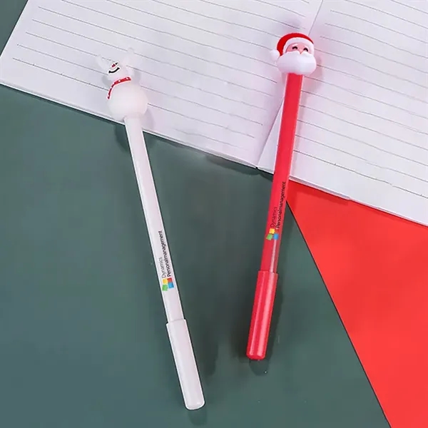 Christmas Novelty Ballpoint Pen - Full Color Logo - Christmas Novelty Ballpoint Pen - Full Color Logo - Image 0 of 2