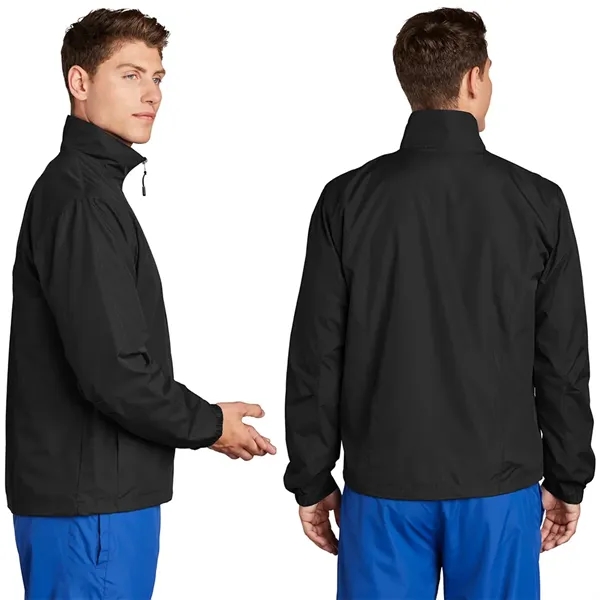 Sport-Tek® Full-Zip Wind Jacket - Sport-Tek® Full-Zip Wind Jacket - Image 1 of 6