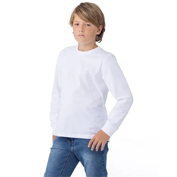 Next Level Apparel Youth Cotton Long Sleeve T-Shirt - Next Level Apparel Youth Cotton Long Sleeve T-Shirt - Image 2 of 27