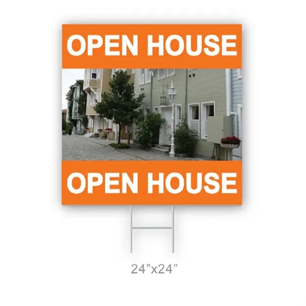 Coroplast Yard Sign - 24" x 24" - Coroplast Yard Sign - 24" x 24" - Image 0 of 1