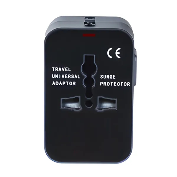 Universal Travel Adapter With Surge Protector - Universal Travel Adapter With Surge Protector - Image 2 of 3