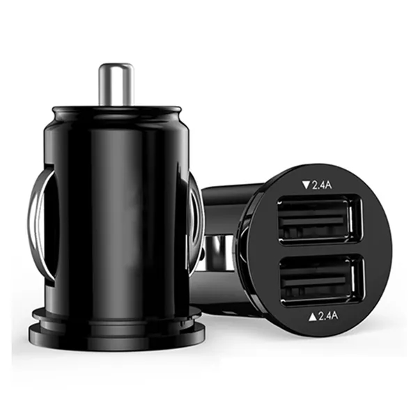 Portable 2 Port USB Car Charger Adapter - Portable 2 Port USB Car Charger Adapter - Image 1 of 3