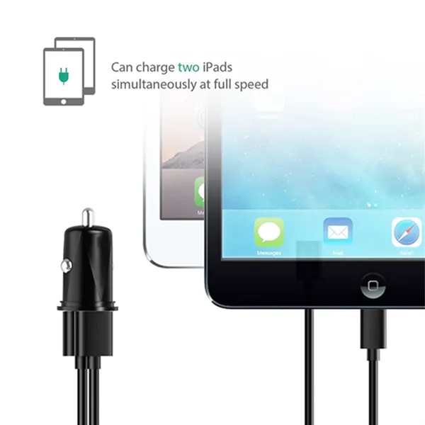 Portable 2 Port USB Car Charger Adapter - Portable 2 Port USB Car Charger Adapter - Image 3 of 3