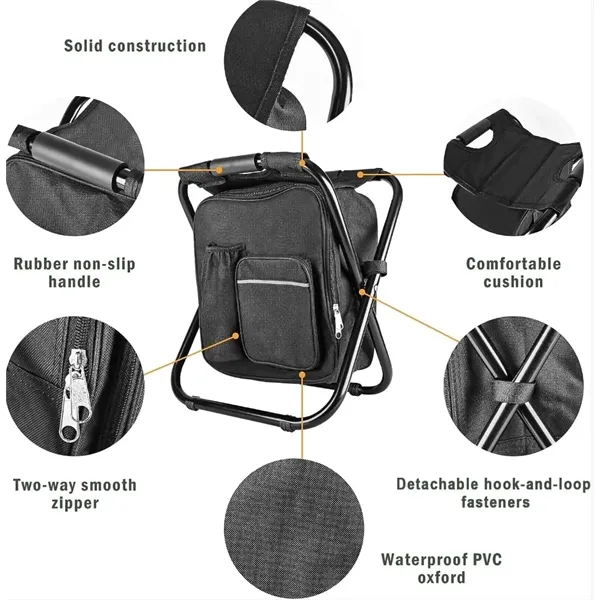 Backpack Stool Cooler Chair - Backpack Stool Cooler Chair - Image 2 of 5