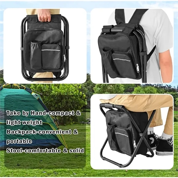 Backpack Stool Cooler Chair - Backpack Stool Cooler Chair - Image 3 of 5
